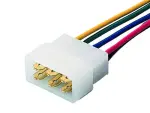 plug box 6-part male wired