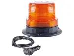 LED-miniviklur 11-110V 6-LED MAGNETKINN. yellow. from cigarette lighter.