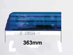 spare glass 363mm panel, blue, otsaklaas