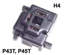 socket H4-bulb, vedrukinnitus