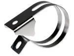 additional light fastening Ø76mm, stainless steel