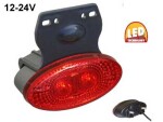 LED TAG. fog light oval for removing. with leg 12-24V