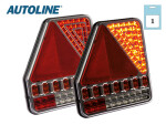 LED rear light 12-24V 186x206x31mm