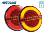 LED rear light 12-24V 140x30mm