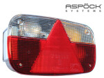 rear light, ASPÖCK MULTIPOINT III 5-pin. right + reverse gear light