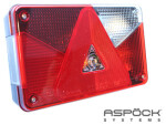 rear light, ASPÖCK MULTIPOINT V 5-pin. right + reverse gear light