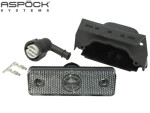 LED- Side marker light white 24V 96X31mm FLATPOINT I 24V