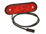LED-ÄÄRIVALO POSIPOINT II red. 12/24V 81x24mm 12-24V