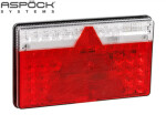 LED rear light treilerile 9-32V 239x140x35mm