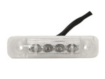 LED- Side marker light 12V yellow. 65X16X6,5MM 12V