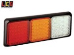 LED rear light 12-24V 278x100x28mm