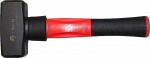 hammer 1500g with square ends, fibre handle, triumf