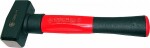 hammer 1000g with square ends, fibre handle, triumf