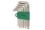 set wrenches ., profil: TORX TAMPER, T25H, T30H, T40H, T45H, T50H, T55H, 6 pc.,