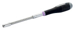 Nut screwdriver with flexible shank ERGO™ 6mm x 150mm