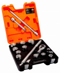 Socket set 3/4" 22>50mm