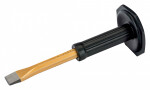 Mason´s chisel with plastic hand protection 26x300mm