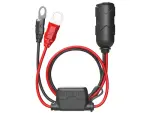 12V male plug, with terminals M10, 610mm