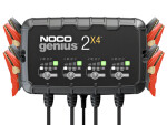 Battery charger, four battery 6/12V 238x145x58mm 4 x 2A Genius 2X4