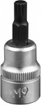 3/8" socket bit 12-star xzn m9. satin cr-van. hanging packaging jbm