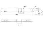 brake light camera 12V 262.5x31.7mm