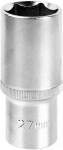 1/2" long socket 27mm. satin cr-van. hanging packaging jbm