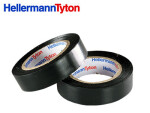 HELLERMANN tape black 15x0,15mm 10M