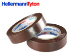 HELLERMANN tape brown 15x0,15mm 10M