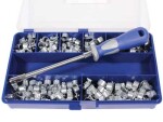 hose clamps set 9pc. 120 W1