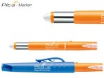 Marker Pica Gel 8mm round ending white