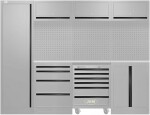 car garage workplace 18-modules värvipaneelide set (serie446. 54327j) black jbm