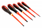 Insulated screwdriver set ERGO™ 5 pcs - SL3,0/4,0/5,5; PH1/2 - 1000V VDE