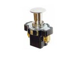 pull switch on-off, with 16mm chrome button