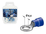 SILMUSKLEMM blue. 6,4 MM. packing 50