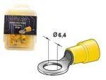 receptacle M6 ø6.4mm