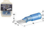 receptacle, Heat-shrinkable 6.3mm