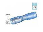 receptacle, Heat-shrinkable 6.3mm