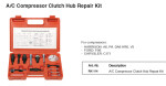 A/C compressor clutch puller set
