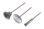 Mini brushes 3 pc. 2,3mm shaft