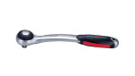 handle Ratchet, 1/4 inches (6,3 mm), teeth: 72, length.: 145 mm, type: with retarder, Swivel Handle: plastic .