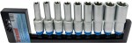 9pc. 1/2" long torx socket set e10-e24 triumf