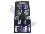 50pc. "master" Ring Open End Wrench, c and s wrenches set. ( also inch) triumf