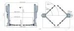 2-post lift ee-25 (5t) - for van