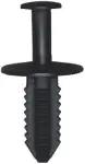 plastic Rivet PA 66 BLACK. 25pc.