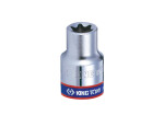 socket short star 1/4" E-TORX E10 x 24mm Cr-V
