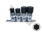 4pc. 1/2" six point bits set 17-24mm triumf