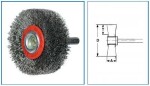 Disc spindle brush 60X12 mm 0,20 mm