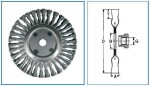 disc steel brush braid 115mm 0,35mm