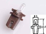 with plastic socket BULB 24V 1.2W (B8.7D)