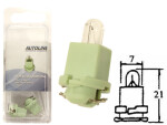 with plastic socket BULB 24V 1.4W (BAX)